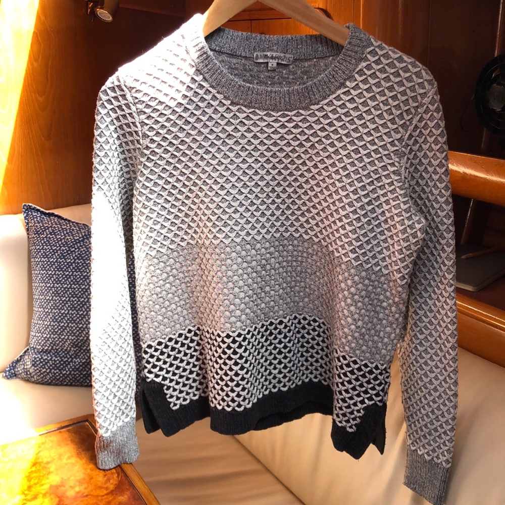 Madewell Geo-Block Pullover Sweater